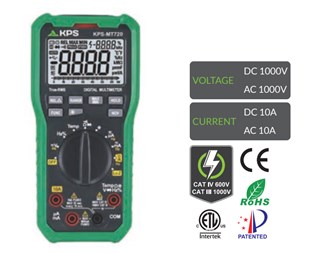 Digital TRMS-multimeter AC/DC 1000 V/10 A MT720