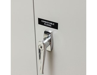 Vit/svart 12,7mm bred x 6,40m lång