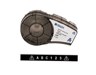 Vit/svart 9,53mm bred x 6,40m lång