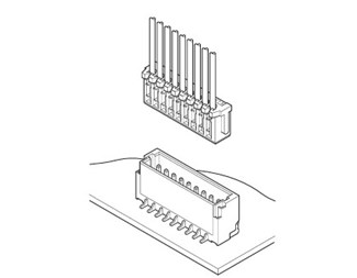 Conn. IDC female 3p 1,0mm SR, 2000st