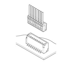 Conn. IDC Female 4p SR 1,0mm, 2000st