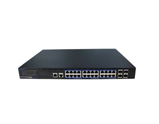 24x10/100/1000TX PoE 1900W, 4x1000Base SFP