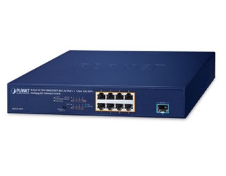 120 W PoE Budget, Standard/VLAN mode, rackmount kit