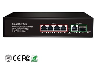 POE budget 65W, fläktfri