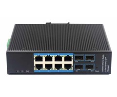 8x10/100/1000TX PoE 150W, 4x1000Base SFP