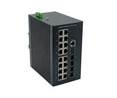 16xPoE , Max 240W, 4xSFP+ 10Gb, IP40