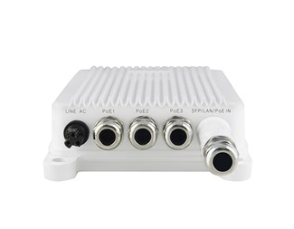 119-240V in, POE 30W, Budget 90W ,176x269x65mm