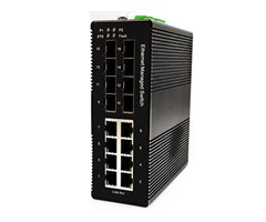 8-Port 10/100/1000T + 8-Port 100/1000X SFP