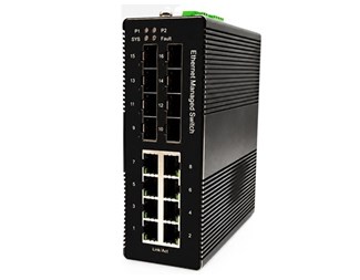 8-Port 10/100/1000T + 8-Port 100/1000X SFP