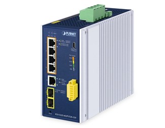 12V Booster, L2+ 4-Port Gb 802.3bt, 1-Port Gb, 2 SFP 1G/2.5G