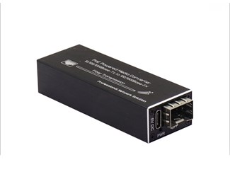 802.3af PoE+ PD 10/100/1000BASE-T to 100/1000BASE-X SFP