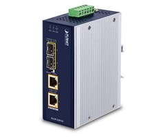 2-Port 100/1000X SFP till 2-Port 10/100/1000T 802.3bt PoE++