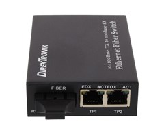 2x10/100TX, 1x100FX MM 2km 1310nm, SC