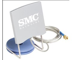 Riktad inomhusantenn 6dBi 80/40, SMA/TNC/MMCX