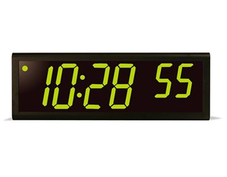 6 gröna siffror, aluminium, svart