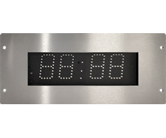 Röd LED PoE+, 4 siffror höjd 50mm