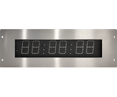 Röd LED PoE+, 6 siffror höjd 50mm