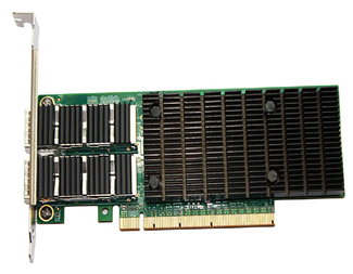 2xQSFP28 PCI Express X16