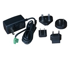 18V DC, 1A, Ind temp, utbytbar plugg (EU)