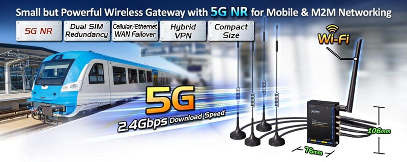 ICG-2210W-NR_5  Industrial 5G NR Compact Cellular Wireless Gateway with WOIFI, 2-Port 1000T, Dual SIM.jpg