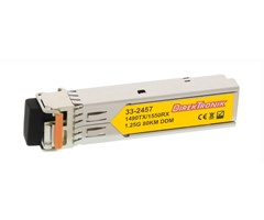 SFP BiDi WDM LC Singlemode 80km (ZX) 1.25Gbps DDMI