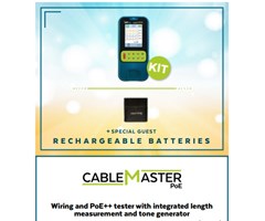 PROMO Cable Master PoE  KIT + battery kit