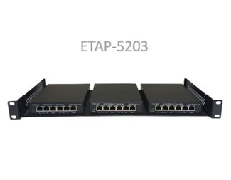 3st ETAP-5203 med rackmonterings kit