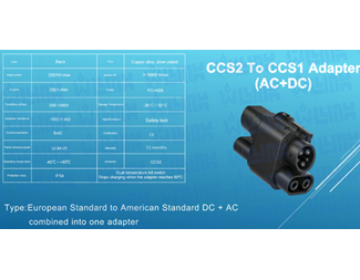 Adapter CCS Combo 2 till CCS 1, 250A