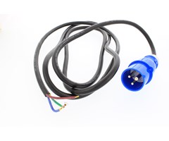 Kabel 3meter, blåhand. 16A, 3x2.5mm2, öppen ände