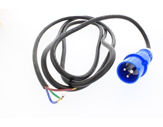 Kabel 3meter, blåhand. 16A, 3x2.5mm2, öppen ände