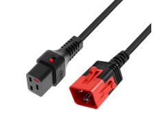 1m, C20/C19  3X1.5, svart