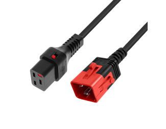 1m, C20/C19  3X1.5, svart