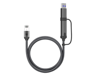 0,5m, USB-C + USB-A till Gigabit LAN