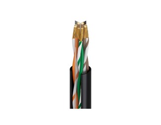 100m, Cat6 U/UTP, trätrumma