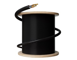 100m, Cat6 U/UTP, trätrumma