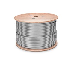 U/UTP, 100m, Grå, Trätrumma