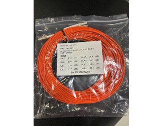 30m LC-LC OM2 Duplex, Armerad inomhuskabel