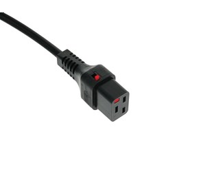 3m, C20/C19 3x1.5mm2, svart