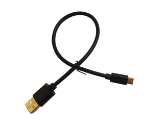 USB A Hane till Micro-B Hane, 25cm