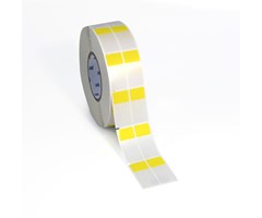 57,15mm x 25,40mm, gul