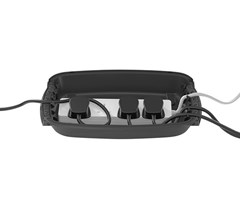 Utomhuskapsling för grendosa, svart