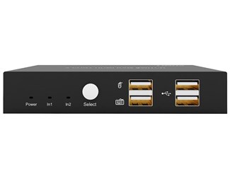 2 port HDMI 4K KVM Switch med 2,0 USB portar