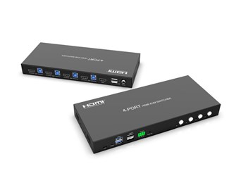 4xHDMI 2.0 & 4xUSB 3.1 Gen1 in, 2xUSB 3.0 & 2xUSB 2.0 ut