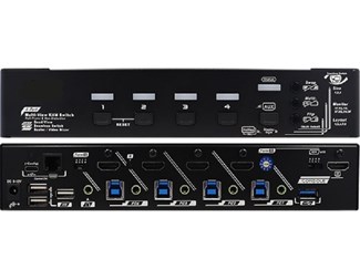 4 Port Multi-View HDMI KVM Switch