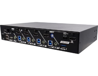 4 Port Multi-View HDMI KVM Switch