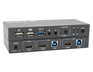 HDCP och 3.5mm ljudingång, USB 3.2 Gen 1, Hotkey