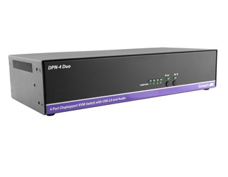 4-port dubbla DP med USB2.0