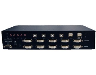 4-port med dubbla DVI samt USB2.0