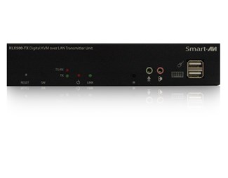 DVI-I Sändare & mottagare KVM USB, ljud på Cat.5E/6
