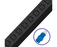 12xC13 ut, Blåhand.16A in, överbel.skydd 19''